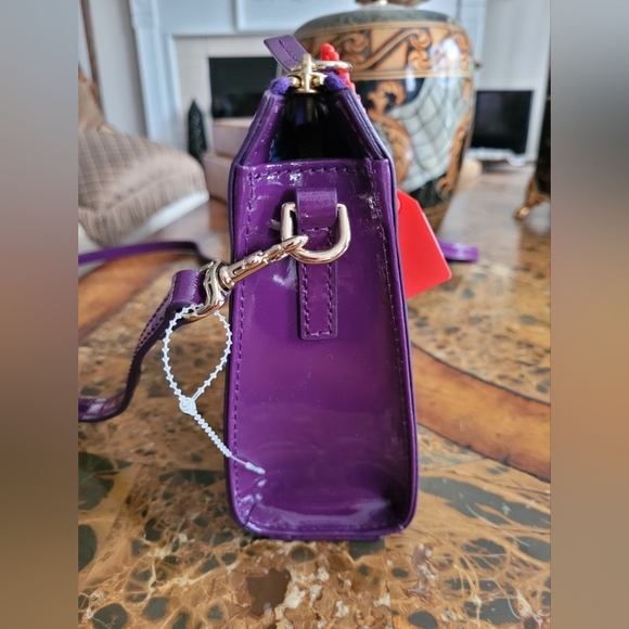 Dooney & Bourke Purple Crossbody Bag - Picture 4 of 7